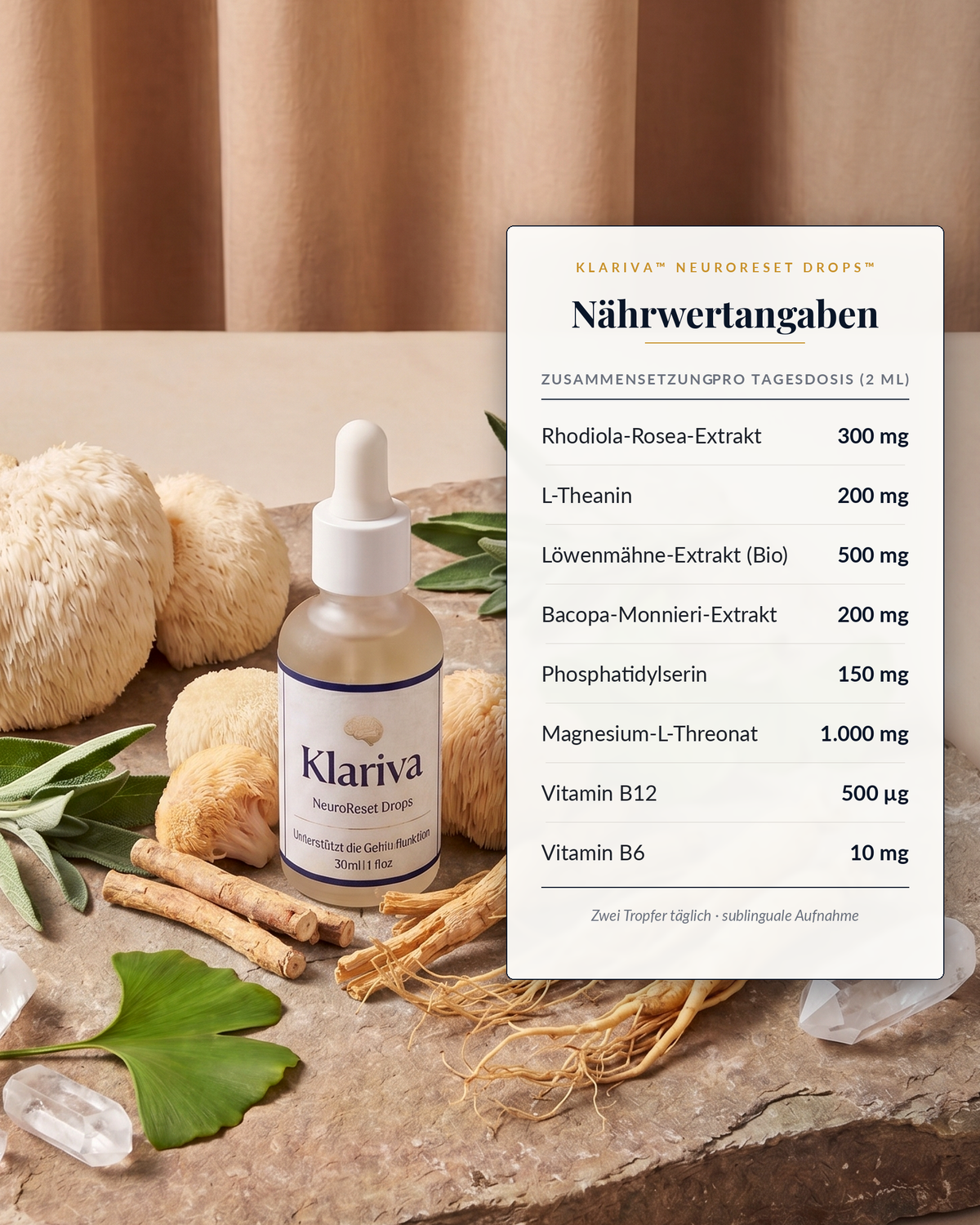 Klariva         NeuroReset Drops™